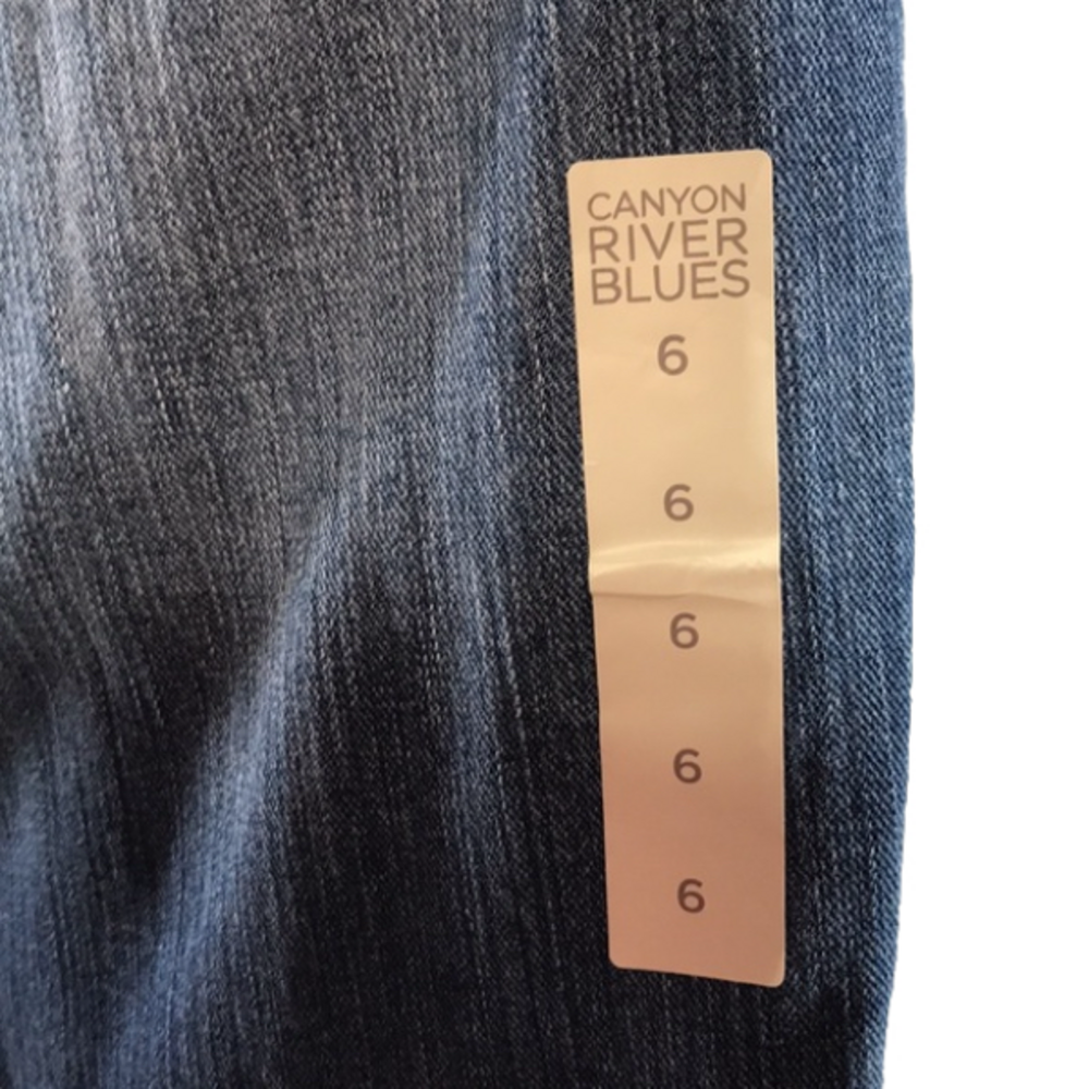 CANYON RIVER BLUES—MISSY BOYFRIEND JEAN MEDIUM WASH—Rose of Sharon—Sz 6—NWT - Picture 8 of 14